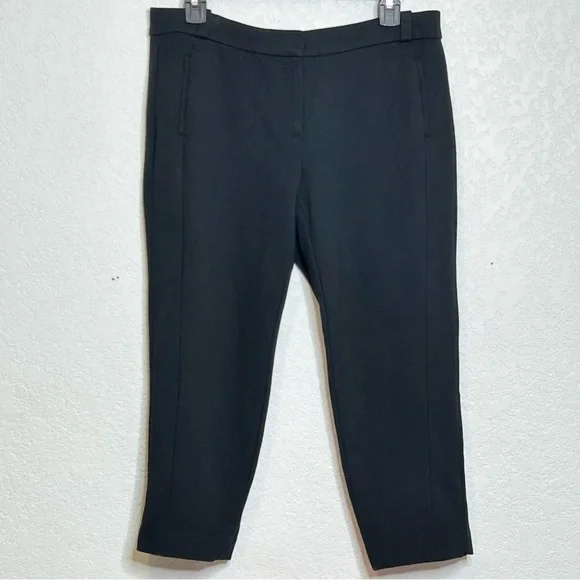 Ann Taylor Loft Black Crop Pant 8 Petite - Picture 2 of 14
